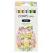 Copic Ciao Manga Kawaii markeerstiften, 5 stuks, 5 delicate tinten roze en mintgroen, met 1 multipen 0,3 mm in bruin, dubbele marker met gemiddelde punt en penseelpunt