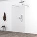 Wiesbaden Douche à l'italienne Verre - 95x200cm - 8mm - Verre clair - Nano Coating