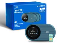 Merkloos 4G router - Mobiele router - 3000 mAh - 10 uur batterij - Blauw