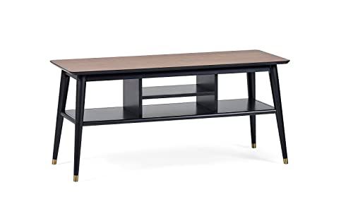 Julian Bowen Findlay Media Unit - Walnut and Black