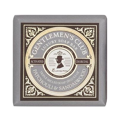 Gentlemen's Club Patchouli Sandalwood Luxury Soap Bar 150 gr