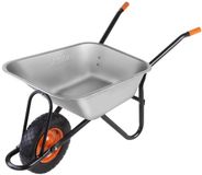 FUXTEC Kruiwagen - FX-WB6404G - 120 kg - 90 L - Staal - Grijs