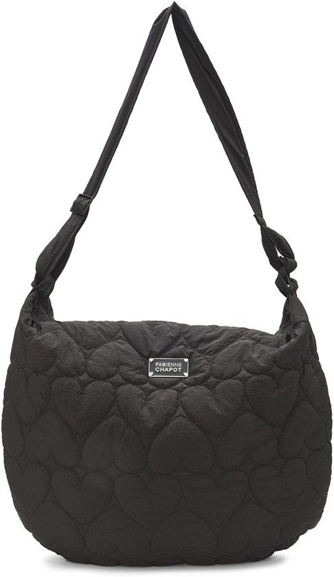 Fabienne Chapot - Fabio Maxi Bag Black Crossbodytas Zwart Polyamide Unisex