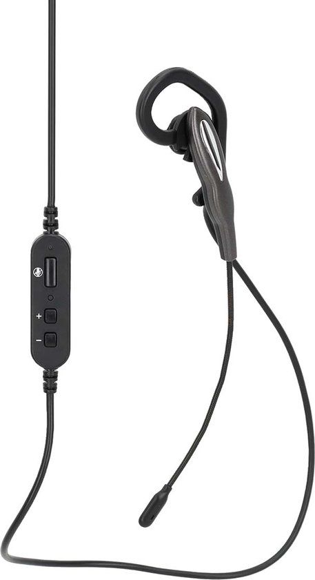 Nedis PC-Headset - In-Ear - Mono - USB Type-A / USB Type-C - Inklapbare Microfoon - Grijs / Zwart