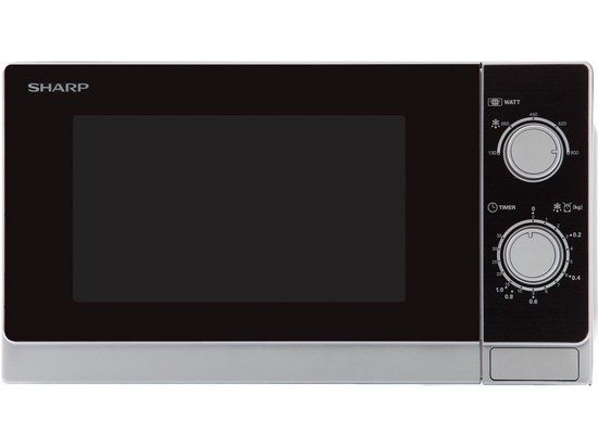 Sharp Home Appliances Sharp R200INW Solo Microwave - 20L - 800W - Silver