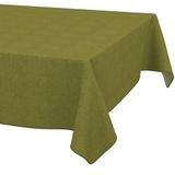 ANRO Tafelkleed Olijfgroen linnenlook 220x140cm