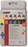 LAMY 3plus Kleurpotloden 520 6-delige Set