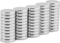 Knaak Magneten - Neodymium - Extra Sterk - 5x2 mm - 50 Stuks - Rond - Superkrachtige Mini Magneten