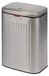 Eluno Poubelle, Poubelle de cuisine/salle de bain, 6 litres, aspect acier inoxydable