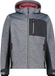 CMP Jas met rits, waterdicht, winddicht, met capuchon, polyester, Herfst/Winter, Maat L, alluminio mel/antracite