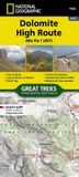Dolomite High Route (Alta Via 1) Carte 1:25.000 Italie