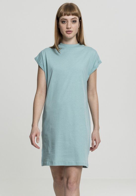 Urban Classics Turtle Extended Shoulder Dames Mini-jurk - Zwart - S