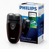 Philips PQ206/18 - Men's Electric Shaver - Rotary - Black/Bordeaux