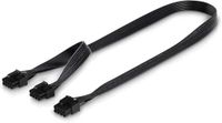 adaptare X-35118 Voedingsadapter voor Grafische Kaart, 2x 6+2 PCIe-stekker naar 8-polige PCIe-stekker, Zwart, 0,60 m