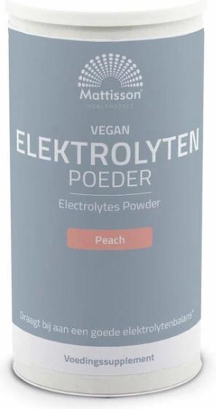 Mattisson - Elektrolyten Poeder Peach - Electrolytes - 300g