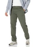 Amazon Essentials Heren Slim-fit Rimpelbestendig Flat-front Chino broek