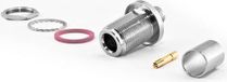 N-connector voor HDF400-kabels, krimpaansluiting, met O-ring