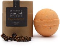 Gemstone Bracelet Bath Bomb awgifts Tijgeroog Edelsteen Armband Badbom - Badbom Giftset - Wellness & Energie in Één Cadeau