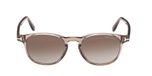 Tom Ford Holt-02 Ft1302 Lunettes de soleil unisexe marron rondes marron 50mm