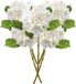Emerald Kunstbloem hortensia tak - 5x - Challenge - 47 cm - wit
