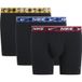 Nike Boxershorts Essential Cotton Stretch 3-pak - Zwart/rood/blauw/geel, maat X-Large