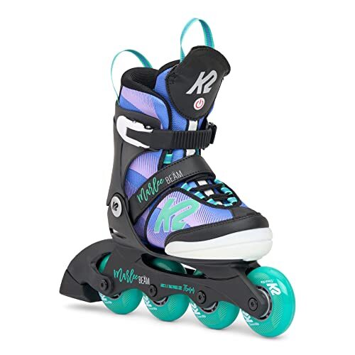 K2 Skates, Marlee Beam, 30H0510, inlineskates, voor meisjes, in grootte verstelbare inlineskates, paars, blauw