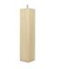 La Fabrique de Pieds Set van 4 bedpoten, hout, licht gelakt, 25 x 5,5 x 5,5 cm