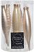 Decoris Kaemingk B.V. 6x Licht parel/champagne glazen pegels kerstballen 15 cm