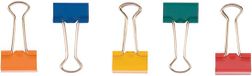 Q-CONNECT foldbackclip | geassorteerde kleuren | 24 mm | doosje van 10 stuks