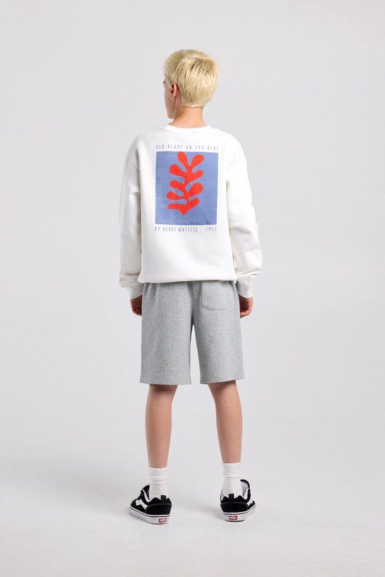 America Today Sweater Sheldon Crew Jr Off White Katoen/Polyester Maat 146/152