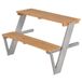 roba Extension de pique-nique pour maisonnette avec table et banc