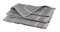 Gözze Zeepdoek set van 4, 100% katoen, 30 x 30 cm, Sylt, zilver, 7881-90-A2