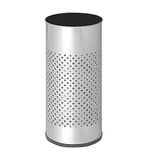 OFITURIA® Decoratieve parasolstandaard van roestvrij staal, glanzend, voor paraplu's met gaten en wateropname binnenin