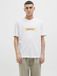 JACK&JONES JORSPLIT AOP BRANDING TEE SS CREW NECK T-shirt Homme Blanc Coton Regular Fit XL