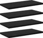 vidaXL Étagère 3 niveaux 4 pièces 40 x 20 x 1,5 cm Bois traité