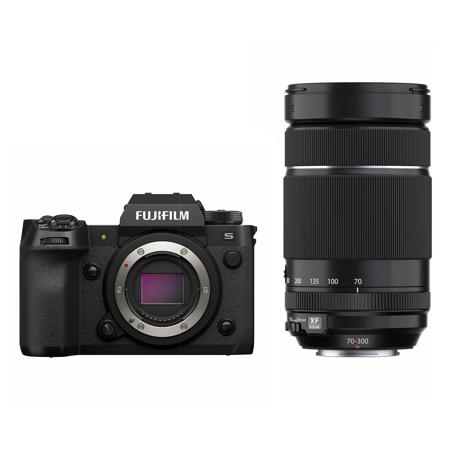 Fujifilm X-H2S systeemcamera Zwart + XF 70-300mm