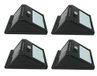 Tempo di Saldi 4 x Koplampen, 20 Leds, Zonnepaneel, Bewegingsmelder