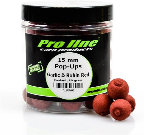 Proline Pro Line Garlic Robin Red Pop Up - 15 mm - 80 gr