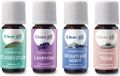 Clean Air Optima Etherische olie Box - 4 x 10 ml - Eucalyptus, Lavendel, Sandelhout, Dennen