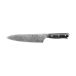 Hâws Couteau de chef Damascus By Hâws 33,5 cm Noir-acier inoxydable