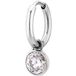 BROSWAY CHAKRA BHKE125 STAINLESS STEEL OORHANGER MET ZIRKONIA 1 STUK