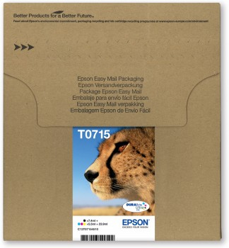 Epson Cheetah C13T07154510 single pack / cyaan, geel, magenta, zwart