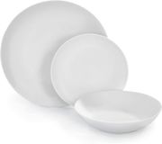Barazzoni Fiocco 18-delig servies voor 6 personen, Porselein, Wit
