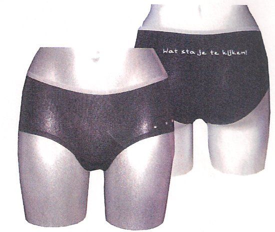 Gifa humor - damesslip - wat sta je te kijken - one size