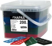 pgb-Europe PGB HAPAX assortiment uitvulplaatjes 50x100mm / 200 stuks
