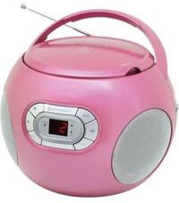 Soundmaster SCD2120PI CD Boombox met FM radio roze