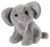 Heunec 275379 pluche dier, olifant, grijs