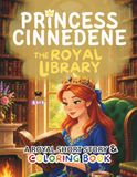 Princess Cinnedene: The Royal Library: A Short Illustrated Princess Story and Coloring Book | 8.5x11 inches, 45 Pages | Single-sided coloring pages | Perfect for crayons and colored pencils