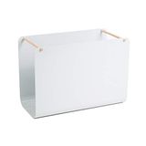 U Brands Metalen hangende bestandsorganizer, letterformaat, bureaubladaccessoire, boogcollectie, grijs