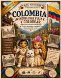 Anu Galinni Colombia: Aventura para Viajar y Colorear Colombia — Travel & Coloring Adventure
